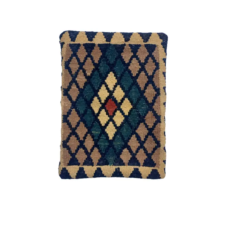 Kilim Handwoven Black Pearl Cushion Cover