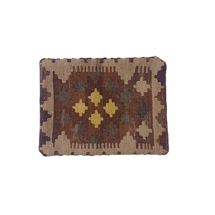 Kilim Handwoven Cement Cushion Cover