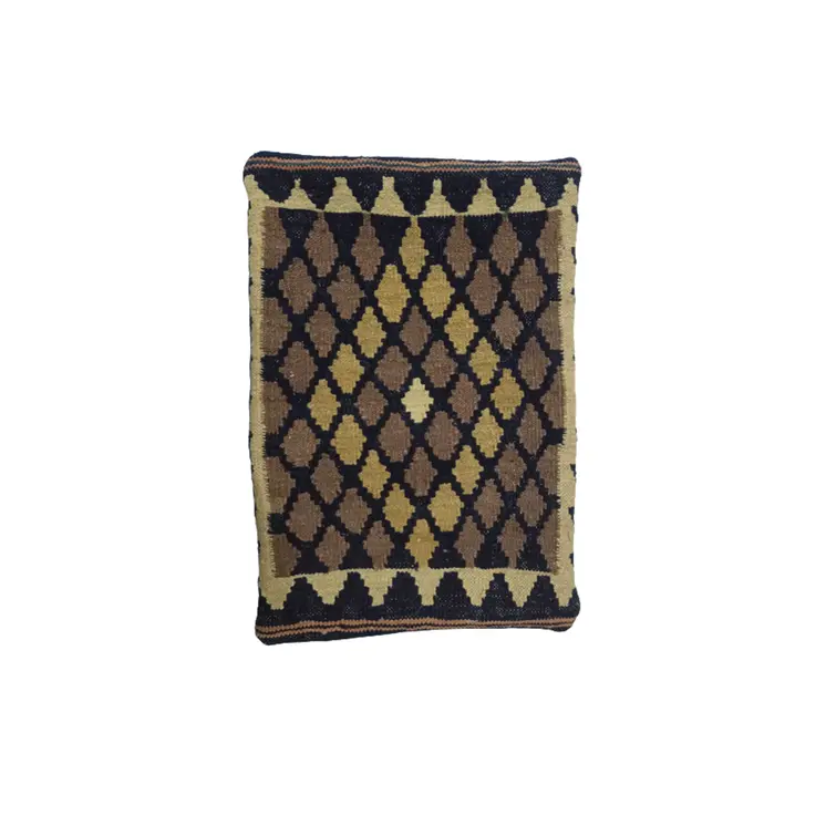 Kilim Handwoven Woodsmoke Cushion Cover