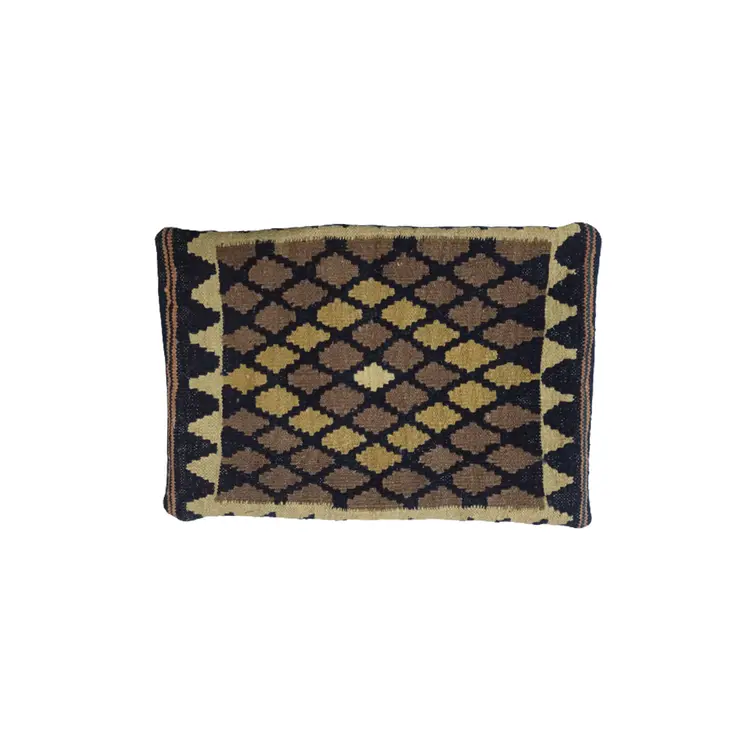 Kilim Handwoven Woodsmoke Cushion Cover