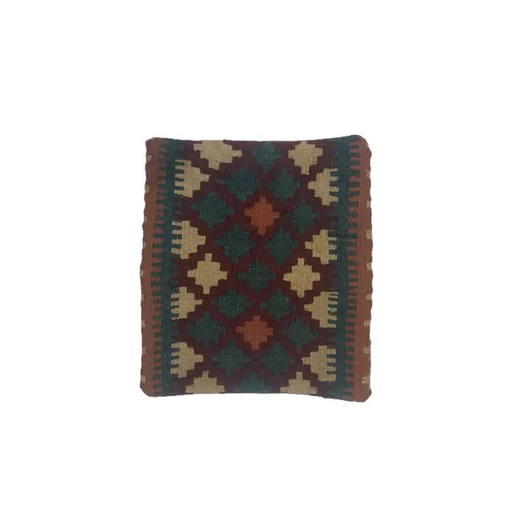 Kilim Handwoven Cocoa Brown Cushion Cover