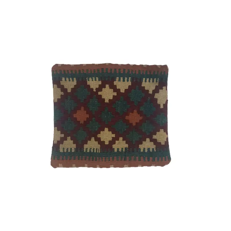 Kilim Handwoven Cocoa Brown Cushion Cover