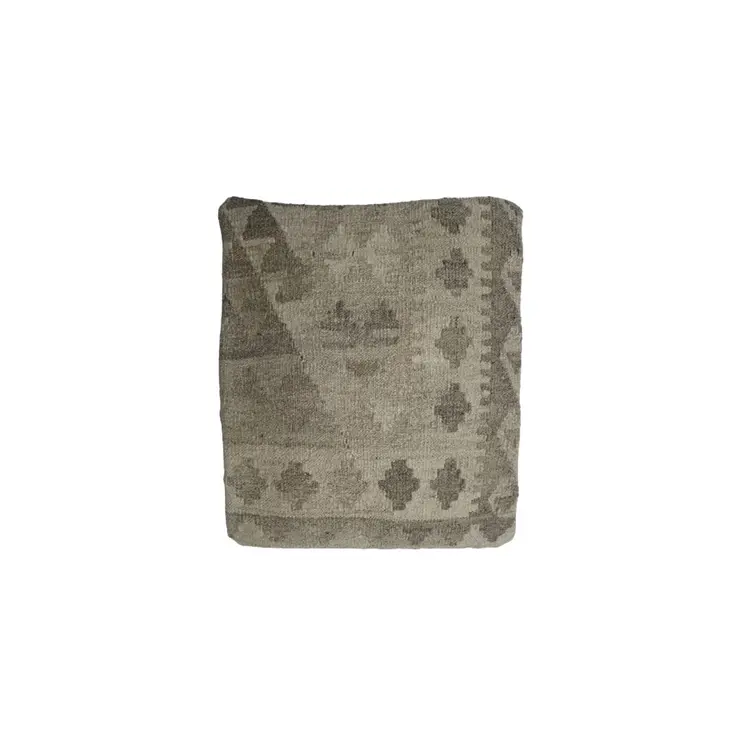 Kilim Handwoven Flax Smoke Cushion Cover