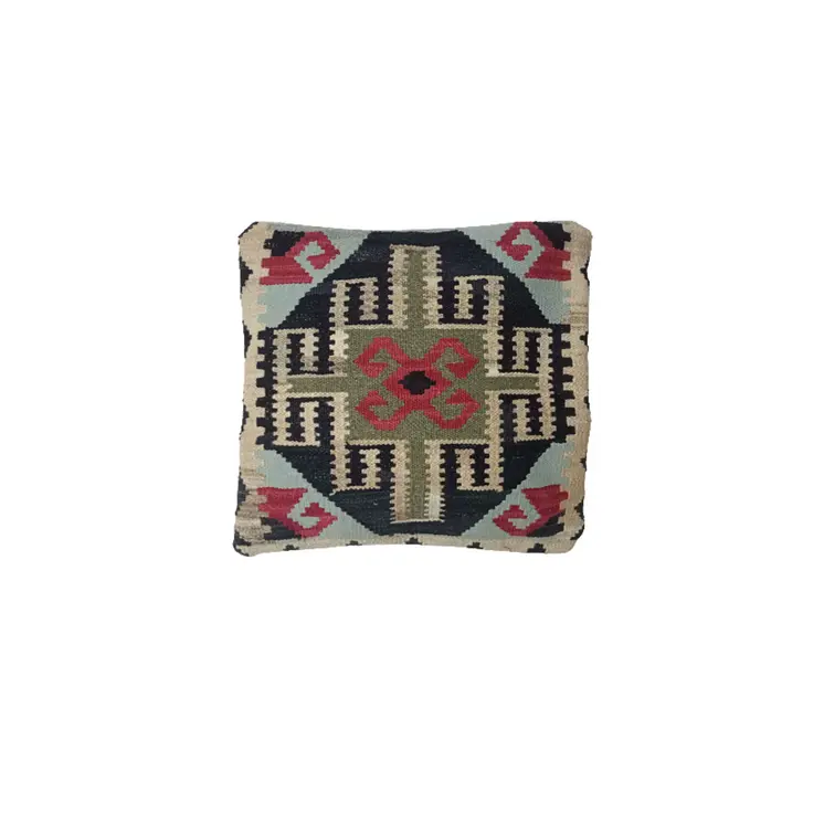 Kilim Handwoven Cordovan Cushion Cover