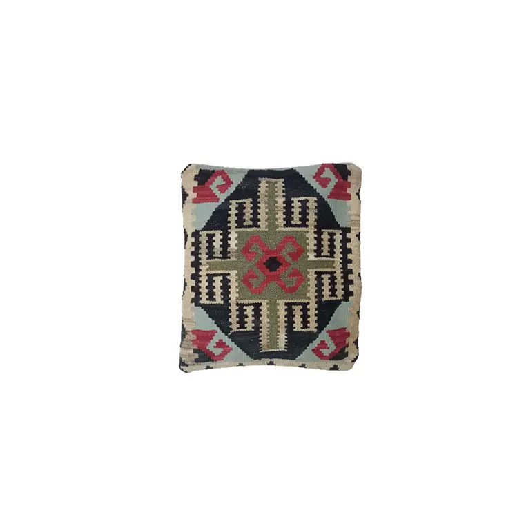 Kilim Handwoven Cordovan Cushion Cover