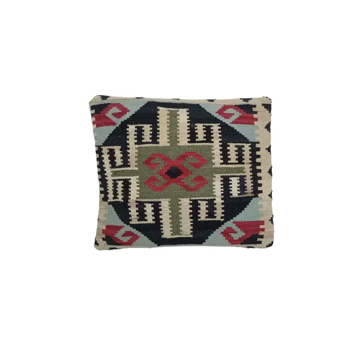 Kilim Handwoven Merlot Cushion Cover