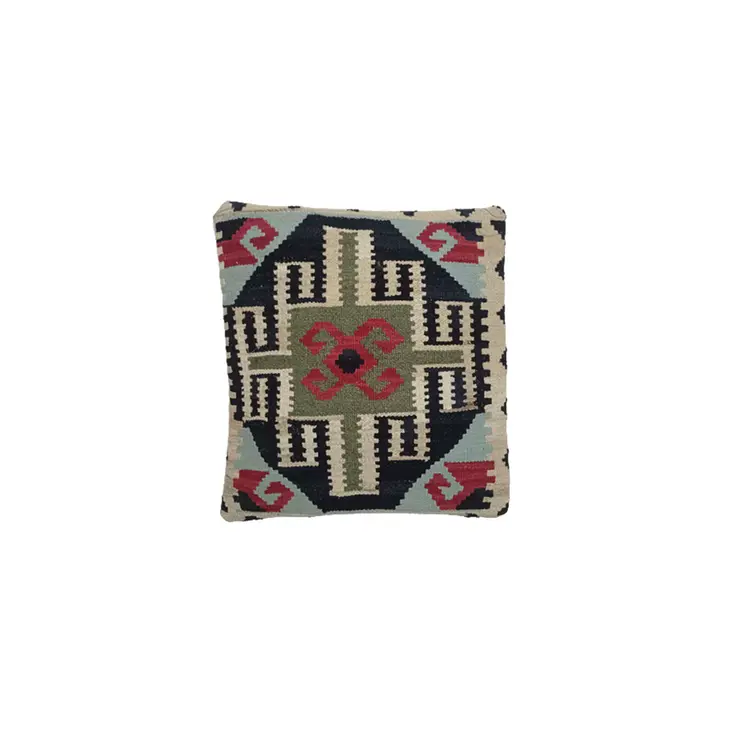 Kilim Handwoven Merlot Cushion Cover