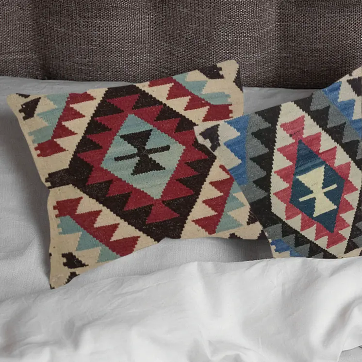 Kilim Handwoven Hillary  Cushion Cover
