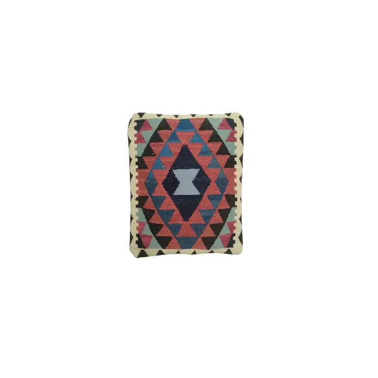 Kilim Handwoven Black Olive Cushion Cover