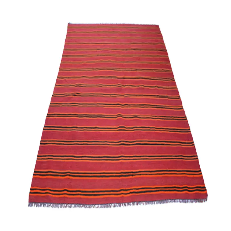 Vintage Prairie Sand Kilim Woolen Rug