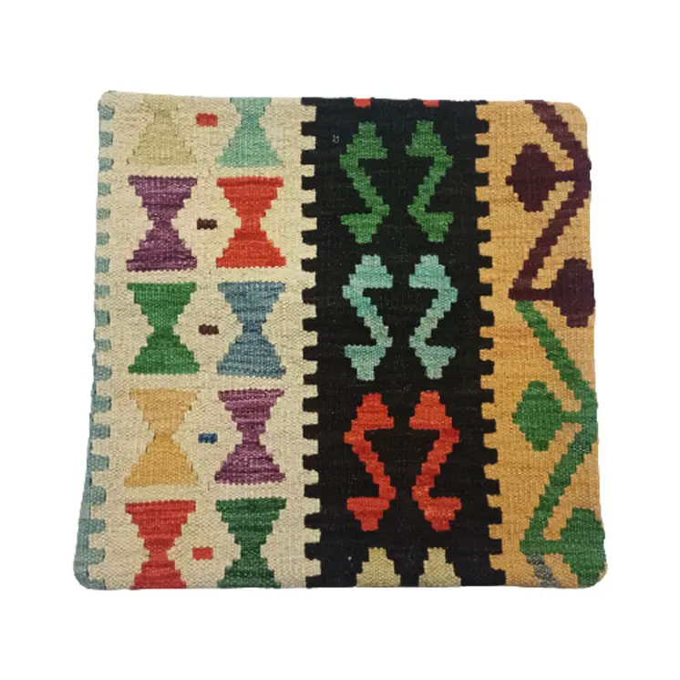 Kilim Handwoven Lichen  Cushion Cover