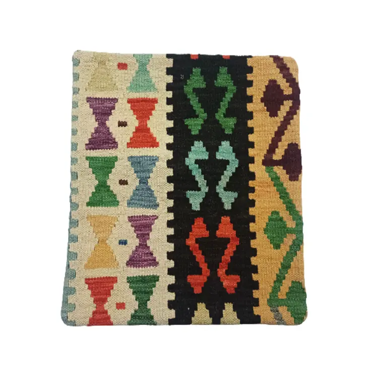 Kilim Handwoven Lichen  Cushion Cover