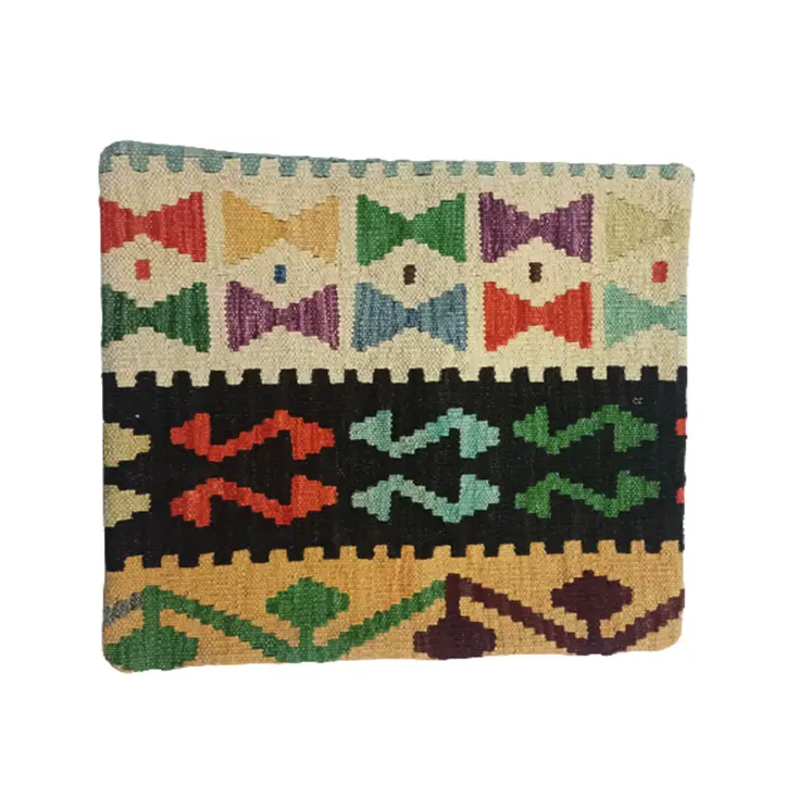 Kilim Handwoven Lichen  Cushion Cover