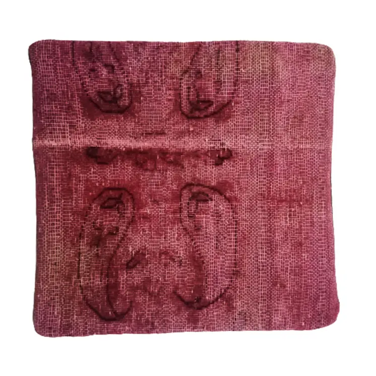 Kilim Handwoven Bashful Pink Cushion Cover