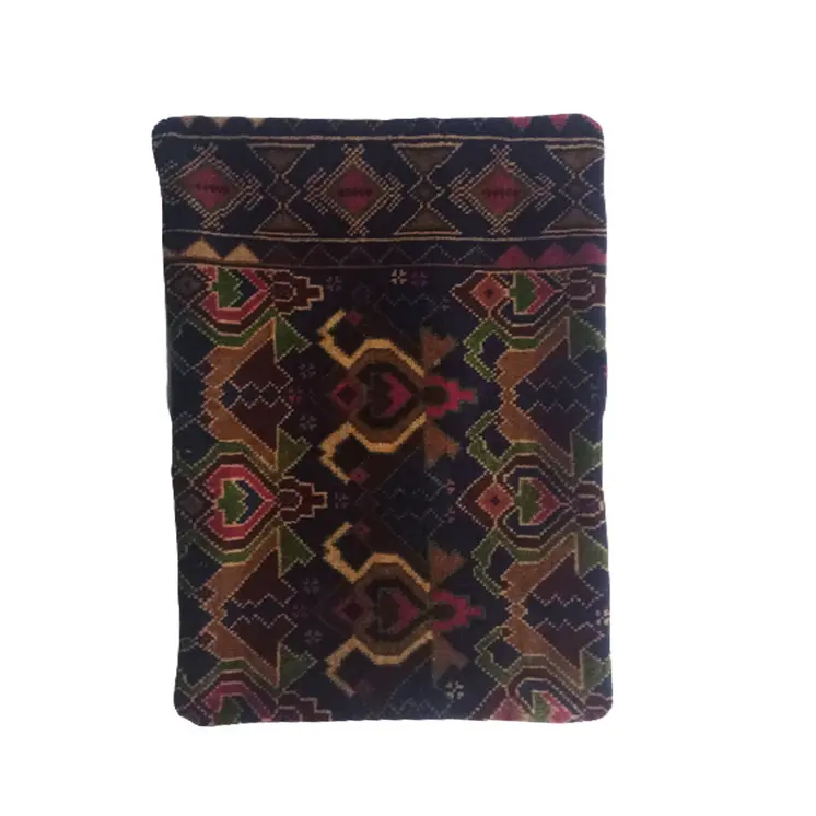 Kilim Handwoven Wine Berry Cushion Cover