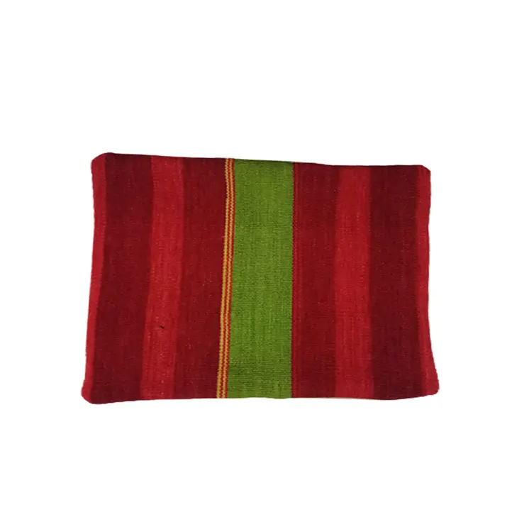 Kilim Handwoven Red Oxide Cushion Cover
