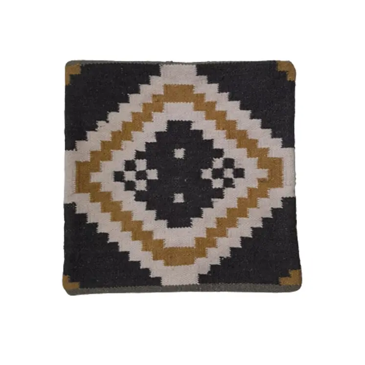 Kilim Handwoven Potters Clay Cushion Cover