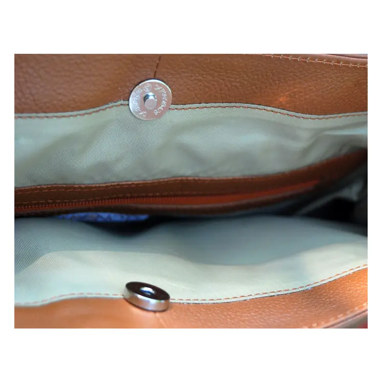 Kilim Leather Morocco Brown Bag