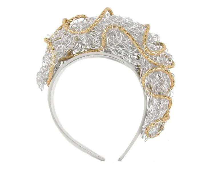 Silver & Gold headband