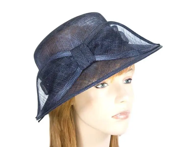 Navy Ladies Fashion Bucket Hat for Ascot