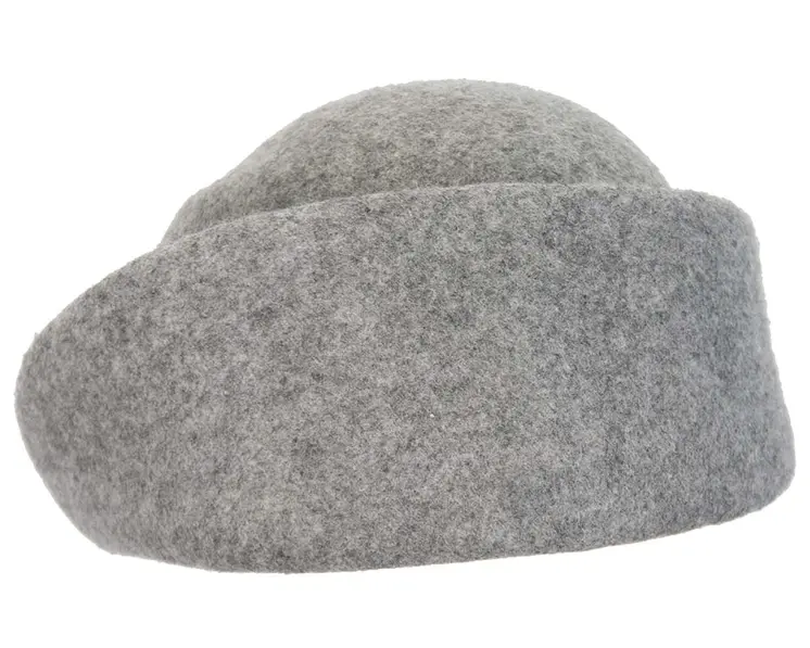 Unique grey marle ladies winter felt fashion hat