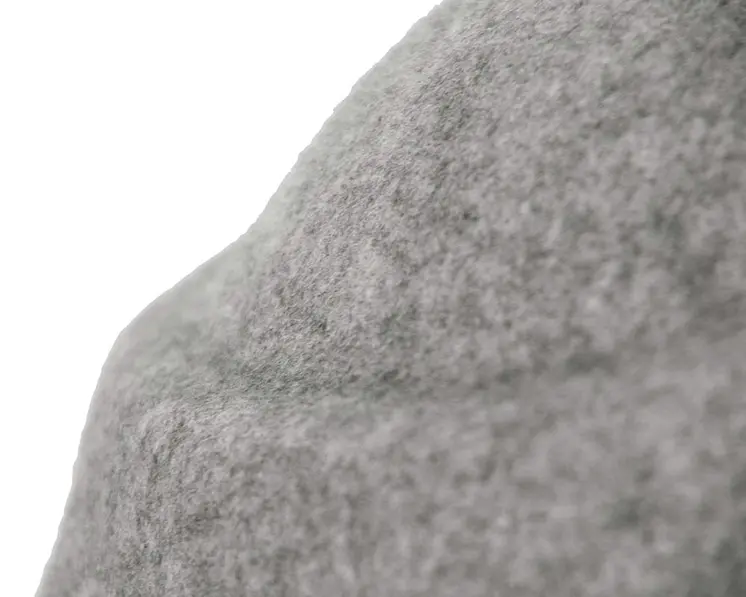 Unique grey marle ladies winter felt fashion hat