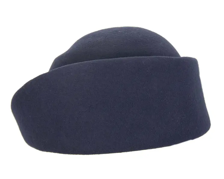 Unique navy ladies winter felt fashion hat