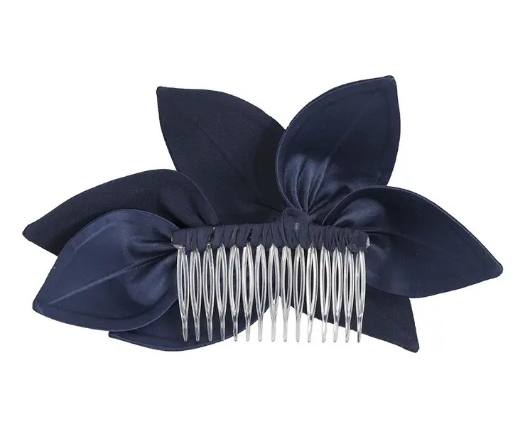 Navy Fascinator comb for Mother of the Bride special occasions 4786DN