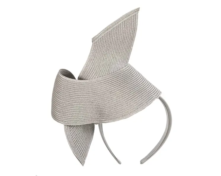 Modern silver fascinator by Max Alexander