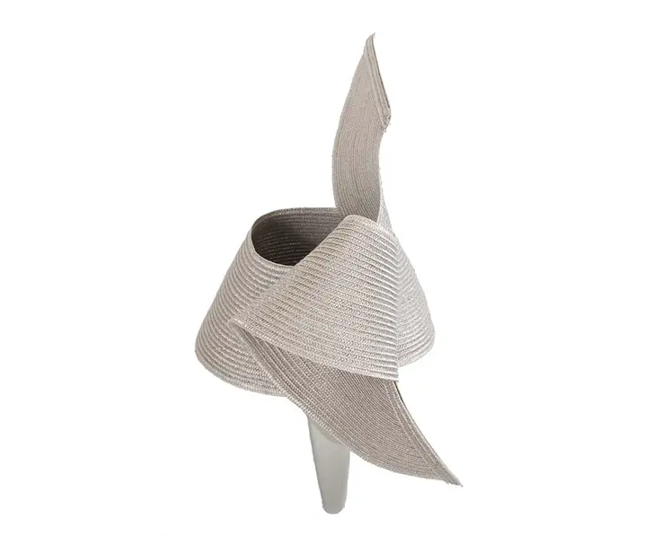 Modern silver fascinator by Max Alexander