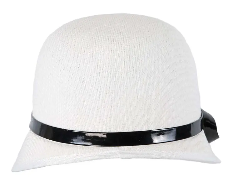 White ladies fashion cloche hat by Max Alexander