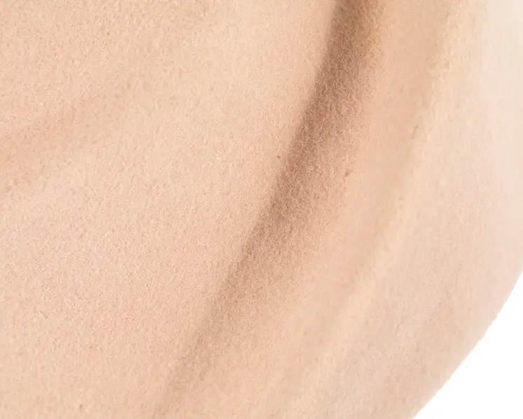 Unique nude ladies winter felt fashion hat