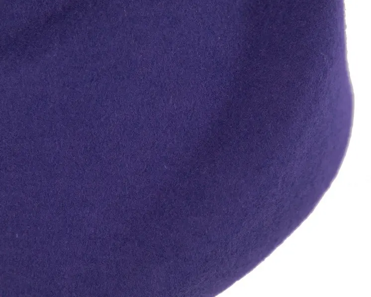 Unique purple ladies winter felt fashion hat