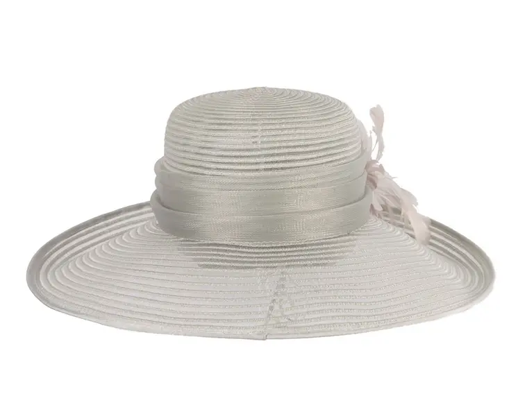 Silver ladies fashion hat