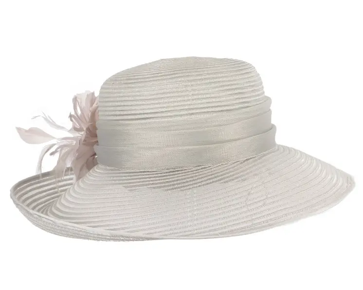 Silver ladies fashion hat