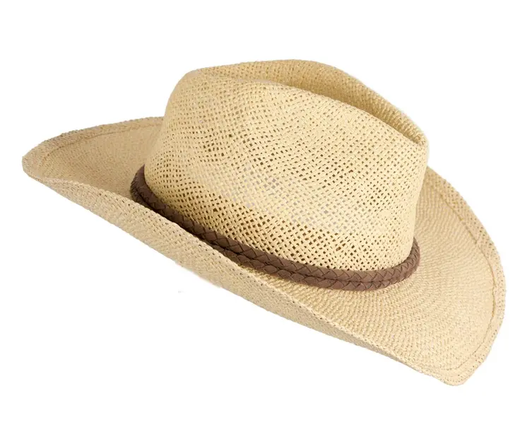 Straw cowboy hat