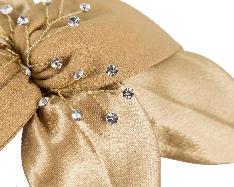 Gold Fascinator comb for Mother of the Bride special occasions