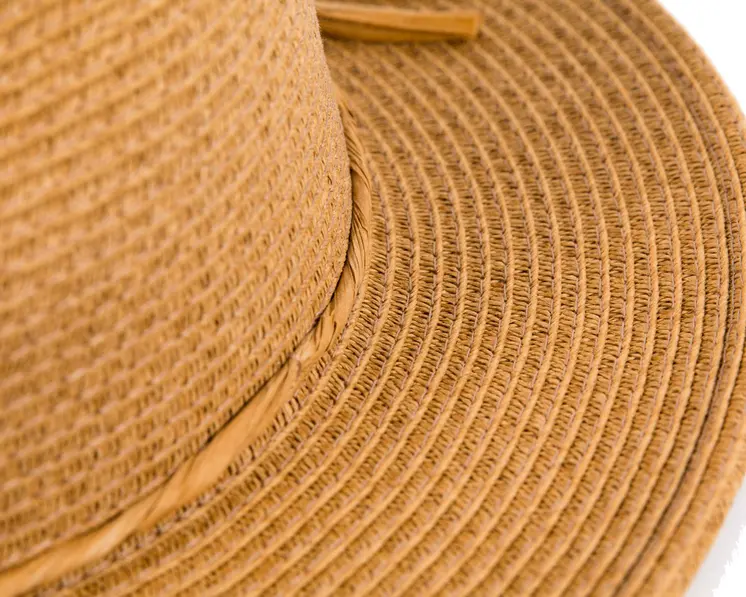 Beige Hat & Bag Summer Beach Set