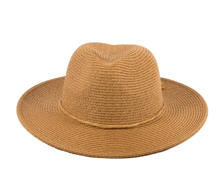 Beige Hat & Bag Summer Beach Set