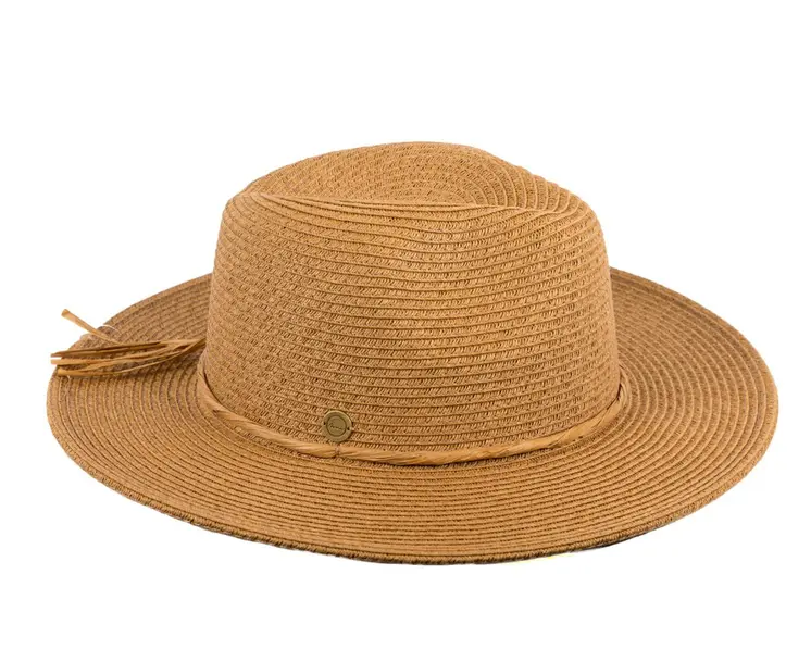 Beige Hat & Bag Summer Beach Set