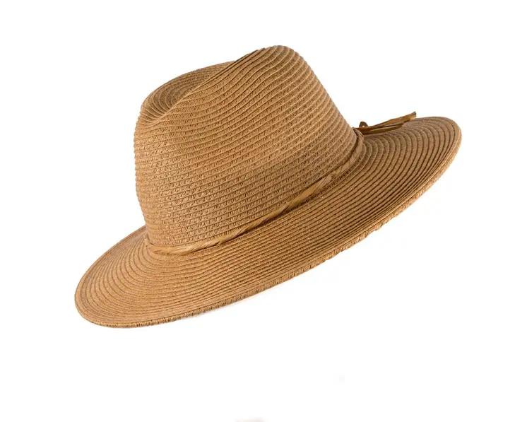 Beige Hat & Bag Summer Beach Set