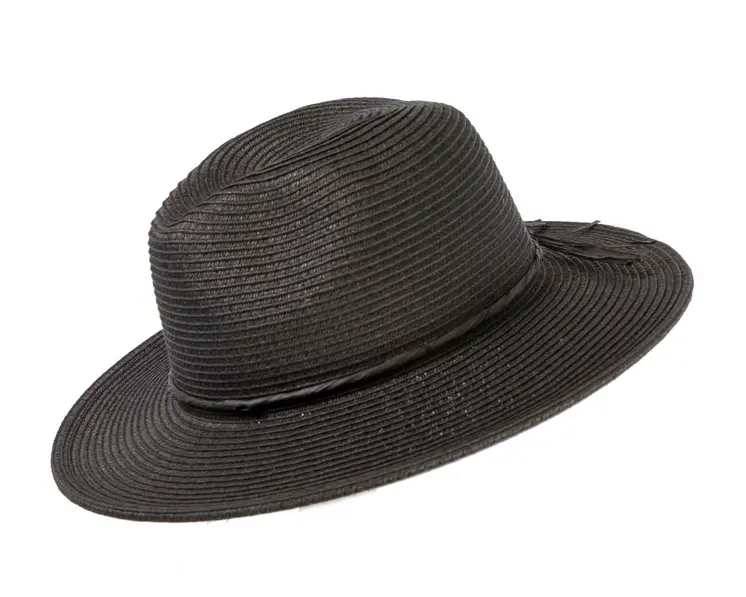 Black Hat & Bag Summer Beach Set