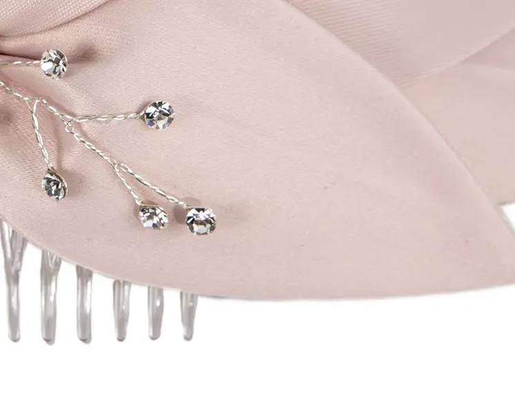 Pale Pink Fascinator comb for Mother of the Bride special occasions