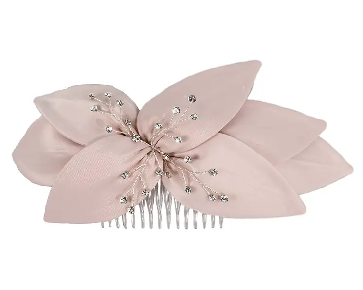 Pale Pink Fascinator comb for Mother of the Bride special occasions