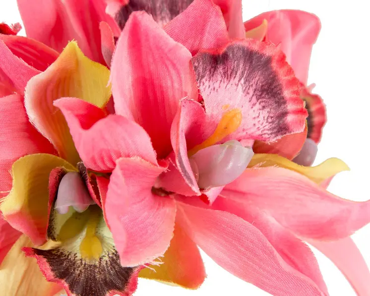 Hand made exclusive coral fascinator headband