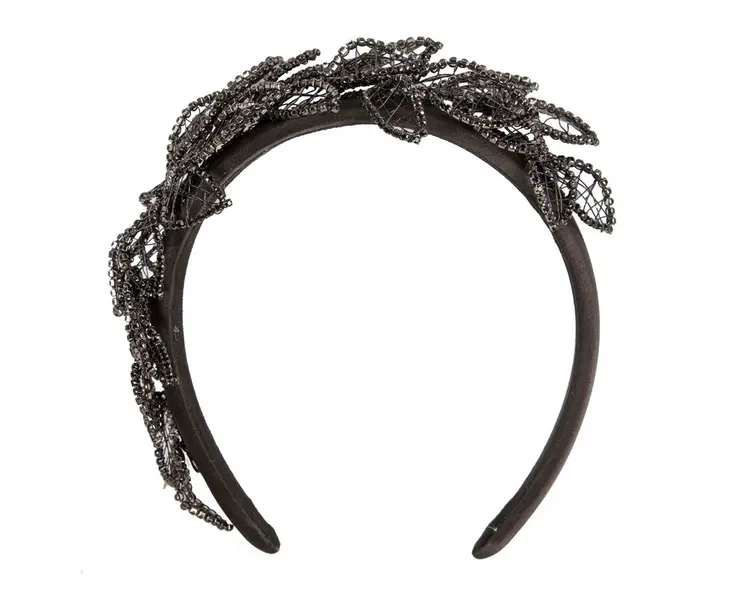 Fashion black fascinator headband by Fillies Collection