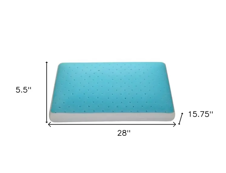 Cool Gel Memory Foam Queen Size Bed Pillow