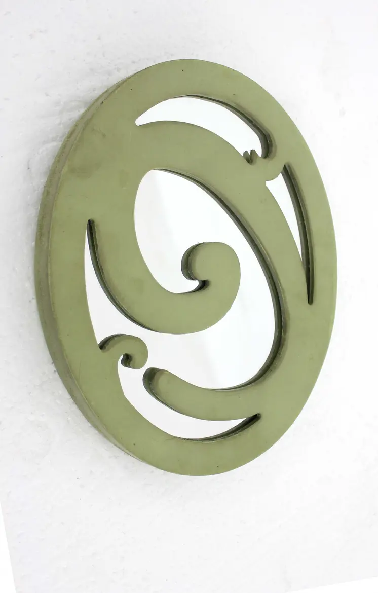 Green Wood Wall Decor