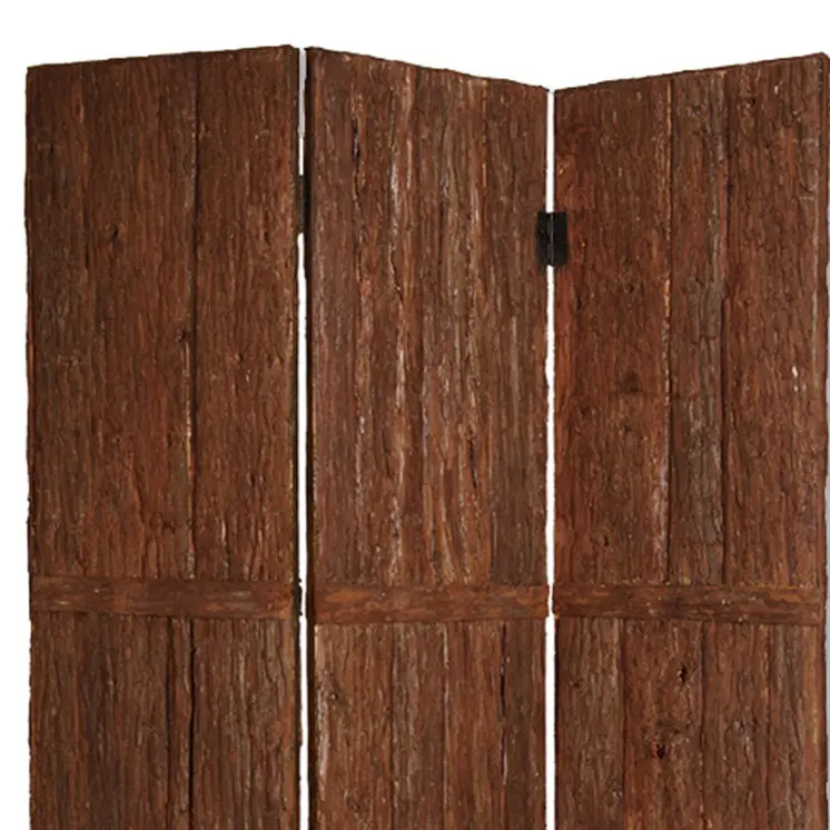 62" X 72" Brown Wood Tahoe  Screen