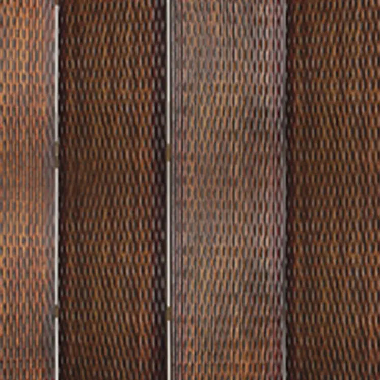 84" X 84" Brown Wood  Screen